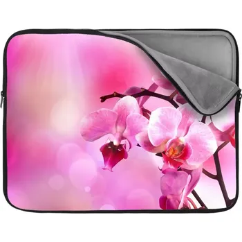 pouzdro na notebook Sablio Obal na notebook Květy orchideje - 13"