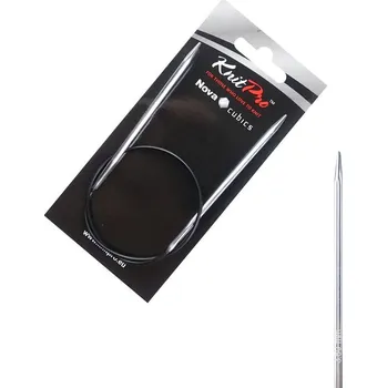 Jehlice Kruhové jehlice KnitPro Nova Cubics 40 cm 3,5 mm