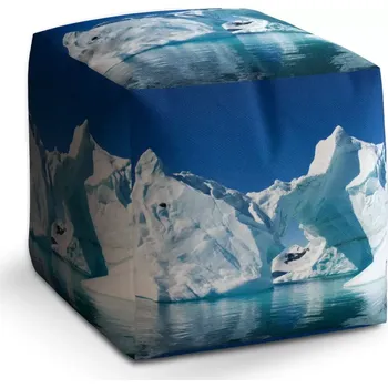 Taburet Sablio Taburet Cube Ledovce: 40x40x40 cm