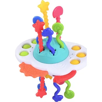 Hračka pro nejmenší PLAYGO - Vesmírná loď Pull & Pop