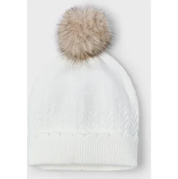 Čepice Dětská čepice Mayoral béžová barva, 10075 10075.6C.Mini.9BYA 00A, vel. 54