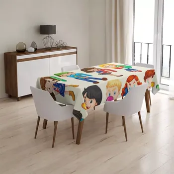 ubrus Sablio Ubrus Abeceda - 90x90 cm