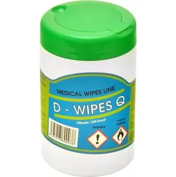 Utěrka Zvlhčené dezinfekční utěrky Medical wipes line D-WIPES Q