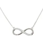Zlatnictví Helios Náhrdelník z bílého zlata s diamanty