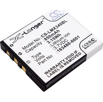 Baterie pro Honeywell Voyager 1602G, LXE Bluetooth Ring Scanner a další, 850 mAh, Li-Ion