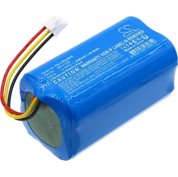 Domácí spotřebič Baterie pro Blaupunkt Bluebot Xsmart, Bpk-Vcbb1xb, Xboost a další, 3400 mAh, Li-Ion