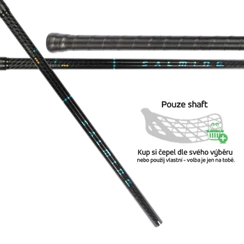 Florbal SALMING P-Series Carbon Pro F27 Black/Cyan 96 cm Shaft - 96 (107) cm