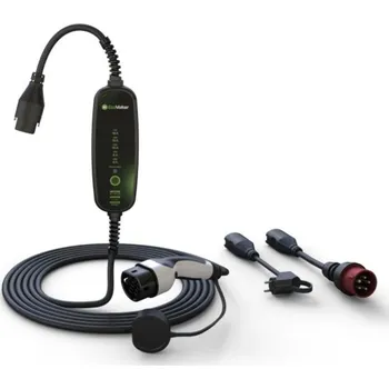 Nabíjecí stanice pro elektromobil EcoVolter II PRO chytrý přenosný Wallbox 11kW, 3x16A, kabel 6,5 m APP (Wi-Fi + 4G), set PLUS, typ 2, doprava ZDARMA!