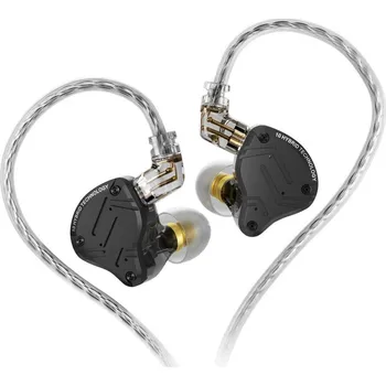 Sluchátka KZ ZS10 PRO X, sluchátka s mikrofonem, černá