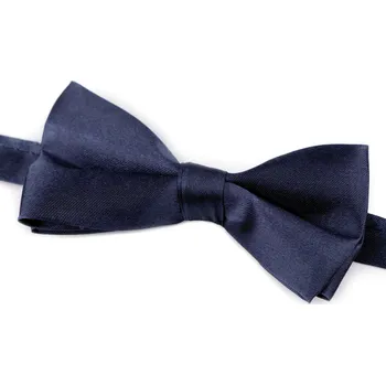 Malý saténový motýlek, velké, 3 (B103) modrá tmavá