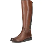 Dámské kozačky Caprice 9-25513-41-313 hnědá Barva: cognac comb, Velikost: 37,5