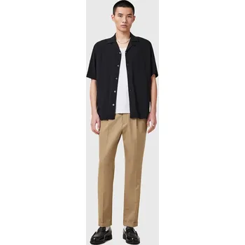 Pánské kalhoty Kalhoty s příměsí vlny AllSaints TALLIS M032TB béžová 80X, vel. 32