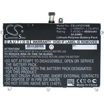 Baterie k notebooku Baterie pro Lenovo Yoga 2 11 / Ideapad Yoga 2 11, 4600mAh, Li-Pol