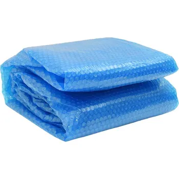 Nábytek XL Kulatá modrá bazénová plachta z polyetylenu 549 cm 90674