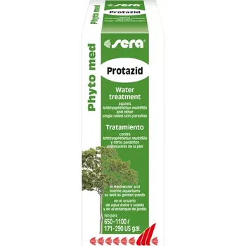 Akvarijní chemie sera GmbH sera Phyto med Protazid 100 ml