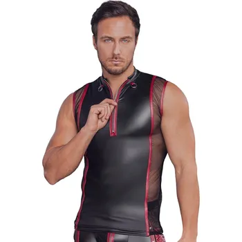 Pánské erotické prádlo NEK Matte Look Shirt 2161982 Black-Red Velikost S