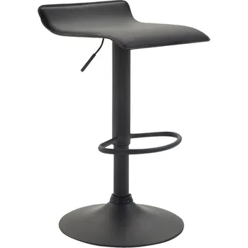 Barová židle Barová židle Dyn V2 syntetická kůže, černá, černá