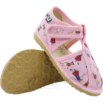 Chlapecké bačkory Dětské inovativní pantofle RAK x Bačkůrky.eu 100015-4 - Růžová dívka - vel. 21