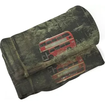 deka Sablio Deka Červený patrový autobus - 190x140 cm