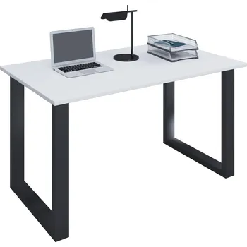 Psací stůl VCM Stůl Lona 110x80 U-nohy, bílý 486890