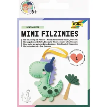 kreativní sada Mini šití z filcu - Dinosaurus - F52903