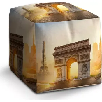 Taburet Sablio Taburet Cube Paříž Vítězný oblouk: 40x40x40 cm