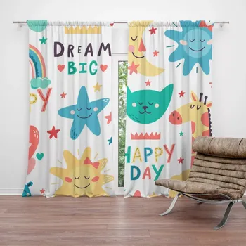 Závěs Sablio Závěs Happy day: 2ks 140x250cm