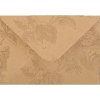 Obálka Obálka C6 metalická s ražbou Zlatá