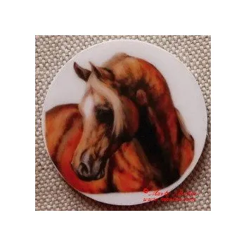 Kůň arabský magnet nebo placka 2 - Špendlík brožový