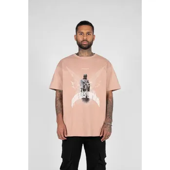 Pánské tričko HIGHER THAN HEAVEN V.1 with Heavy Oversize Tee - amber L