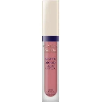 Rtěnka Claresa MATTE MOOD LIQUID LIPSTICK CARE ALL DAY matná tekutá rtěnka 04 Overjoy, 7 ml