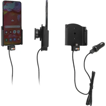Brodit držák do auta na Samsung A70 bez pouzdra, s nabíjením z cig. zapalovače/USB, doprava ZDARMA!