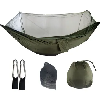 Houpací síť Hamaka TZ-050, síť proti hmyzu, zelená