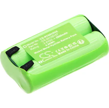 Příslušenství pro úklid Baterie pro Rowenta Tn5100f0/3m0, Tondeuse Wet & Dry a další, 2000 mAh, Li-Ion