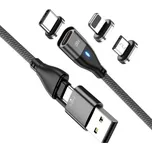 Mobilly magnetický kabel 6v1, Power Delivery, 100W (20V/5A), 1m