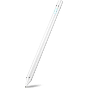 Mobilly aktivní stylus a dotykové pero 3v1 pro mobily a tablety, bílé