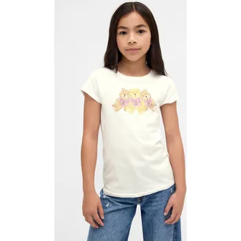 Dětská móda GAP Dívčí Dětské tričko s potiskem Gap Bílá XXL (2965810)