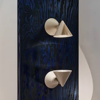 Lampička Tom Dixon LED nástěnné světlo Pose, šedo-béžové, 21 cm, plast šedohnědá 1 x 6 W LED - Doprava zdarma