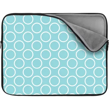 pouzdro na notebook Sablio Obal na notebook Bílé kruhy - 17"