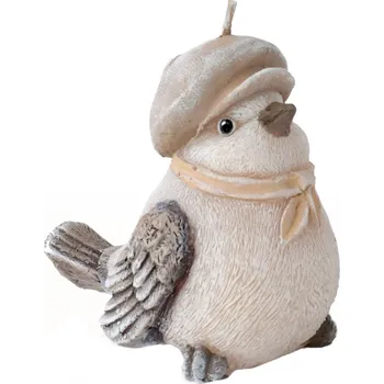 Svíčka Svíčka PTÁČEK KAROL d10x10cm