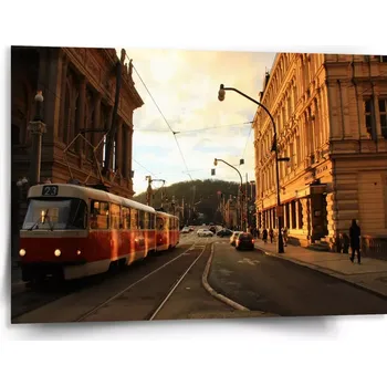 Obraz Sablio Obraz Tramvaj v historickém městě - 150x110 cm