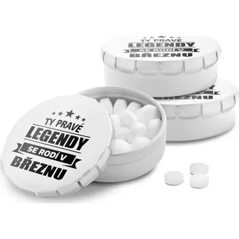 Bonbon Sablio Mentolky Ty pravé legendy se rodí v březnu - 3 ks