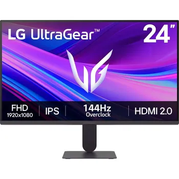 Monitor LG monitor 24G411A-B IPS 23,8"/ 1920x1080 / 144Hz/ 250cdm / 5ms/ 1500:1/DP/HDMI/G-SYNC Compatible/ FreeSync 24G411A-B.AEU