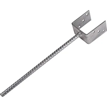 DEMA Kotvící patka s roxorem, tvar U, 91x60 mm