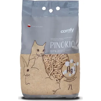 Podestýlka pro hlodavce Aquael COMFY podestálka PINOKIO dřevěná 7L stříbrná