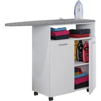 Šatní skříň VCM Žehlicí skříň Bigilo, bílá 486359