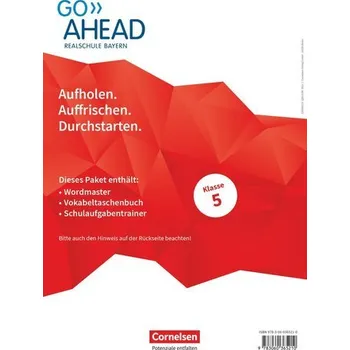 Cizí jazyk Go Ahead 6. Jahrgangsstufe. Realschule Bayern - Arbeitshefte Wordmaster, Vokabeltaschenbuch und Schulaufgabentrainer (Im Paket)