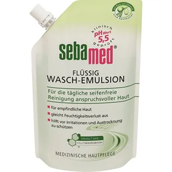 Mýdlo Sebamed Olive Face & Body Wash Refill - Náhradní náplň pro mycí emulzi s olivovým olejem 400 ml