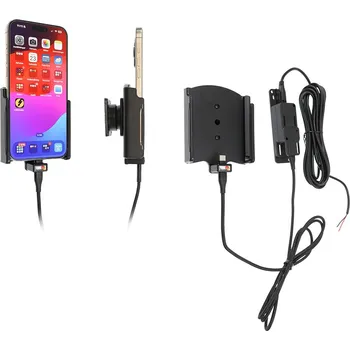 Brodit držák do auta na Apple iPhone 15 Pro Max bez pouzdra, se skrytým nabíjením, doprava ZDARMA!