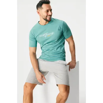 Dámské pyžamo Bavlněné pyžamo MEN-A Ocean krátké